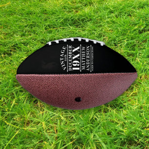 Personalised Vintage Aged to Perfection Football