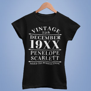 Personalised Vintage Aged to Perfection T-Shirt