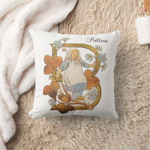 Personalised Vintage Alphabet Letter B Cushion