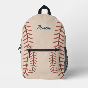 Personalised Vintage Baseball Backpack 