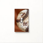 Personalised Vintage Baseball Light Switch Cover