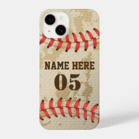 Personalised Vintage Baseball Name Number Retro