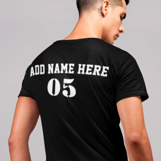 Personalised Vintage Baseball Name Number Retro T-Shirt