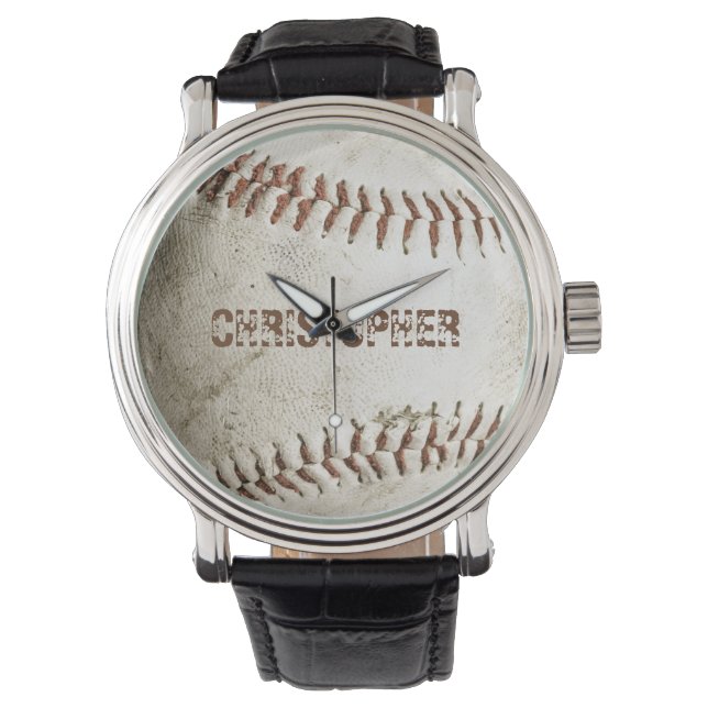Personalised Vintage Baseball Watch (Front)