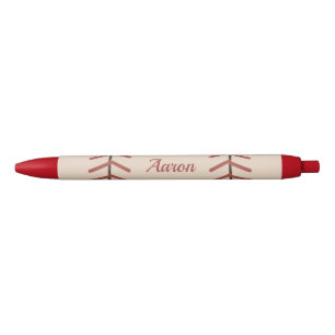 Personalised Vintage Baseball Writing Pens Gift