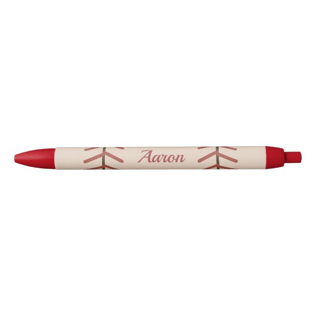 Personalised Vintage Baseball Writing Pens Gift (Front)