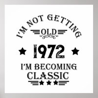 Personalised vintage birthday gift black