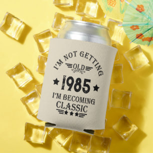 Personalised vintage birthday gift can cooler