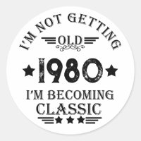 Personalised vintage birthday gift