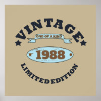Personalised vintage birthday gift