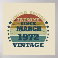 Personalised vintage birthday gift