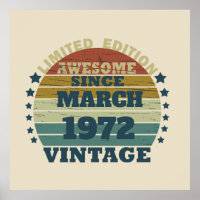 Personalised vintage birthday gift