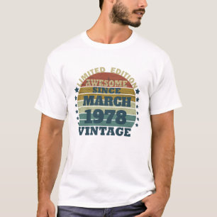 Personalised vintage birthday gift T-Shirt
