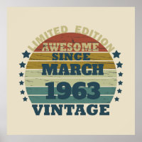 Personalised vintage birthday gifts