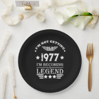 Personalised vintage birthday gifts white