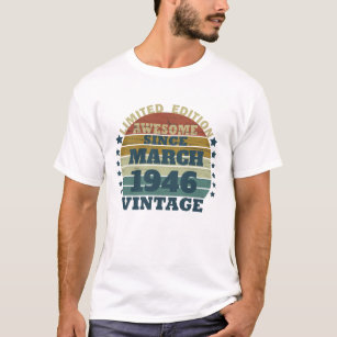 Personalised vintage birthday mens gift T-Shirt