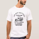 Personalised vintage birthday mens gift T-Shirt<br><div class="desc">You can add some originality to your wardrobe collection with this vintage classic truck graphic design with awesome typography font lettering, is a great gift idea for men, women, husbands, wife girlfriend, and a boyfriend who will love this one-of-a-kind artwork. The best amazing and funny holiday present for your happy...</div>