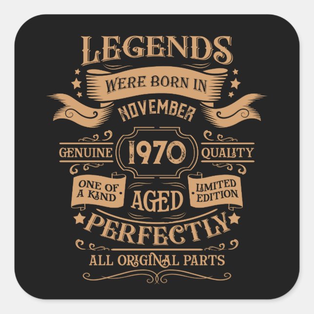 Personalised vintage birthday whiskey label (Front)