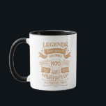 Personalised vintage birthday whiskey label mug<br><div class="desc">Make your birthday special with this unique design. Add a touch of sophisticated elegance to your birthday celebration with our exquisite, one-of-a-kind designs. These graphics bring sophistication and originality to any product, creating a memorable and stylish gift. They are perfect for those who appreciate a touch of timeless glamour on...</div>