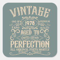 Personalised vintage birthday whiskey label themed