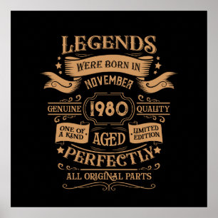 Personalised vintage birthday whiskey themed poster