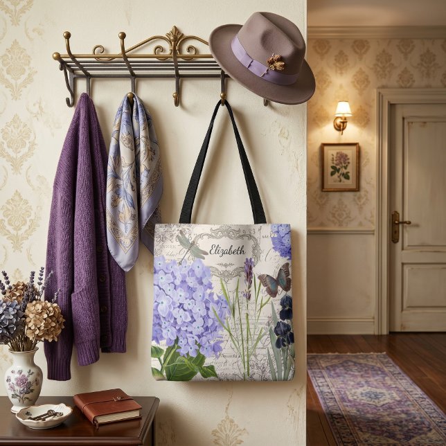 Personalised Vintage botanical tote bag (Creator Uploaded)
