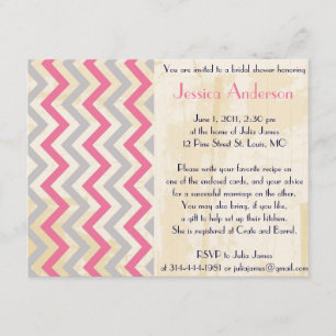 Personalised Vintage Bridal Shower Invitations