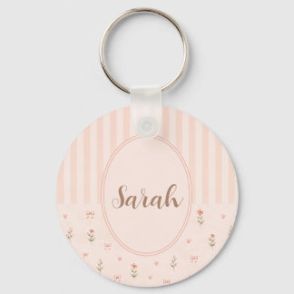 Personalised Vintage Bunny Girl Keychain