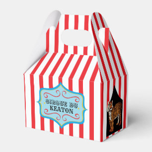 Personalised Vintage Circus Favour Box