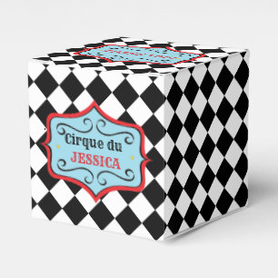 Personalised Vintage Circus Favour Box