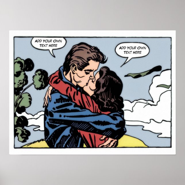 Personalised Vintage Comic - Archival Print (Front)