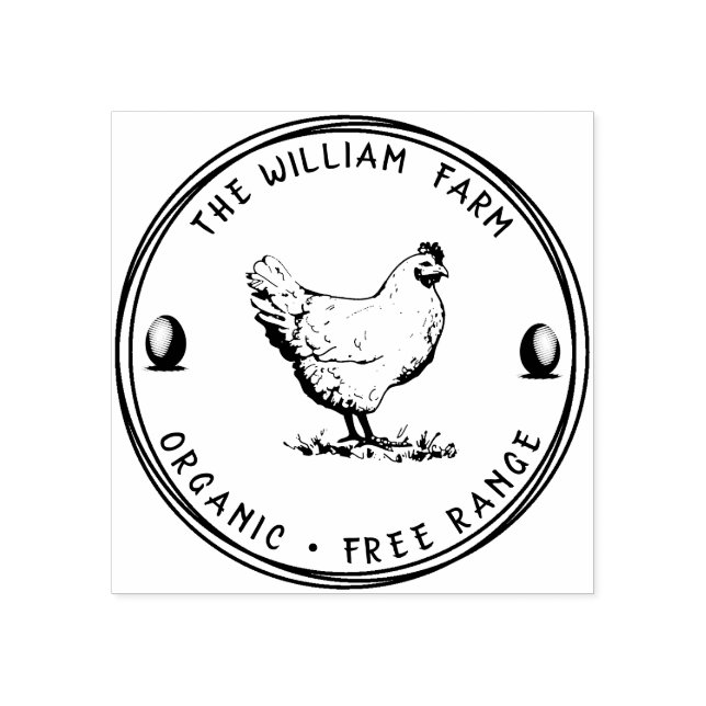 Personalised Vintage ⎢ Egg Stamp (Imprint)