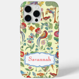 Personalised Vintage Embroidered Pattern iphone iPhone 15 Pro Max Case