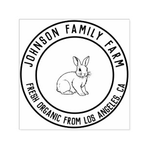 Personalised Vintage Family Farm Self-inking Stamp
