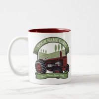 Personalised Vintage Farm Tractor Country Farmer