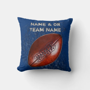 Personalised Vintage Football Decor Pillow