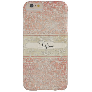 Personalised Vintage French Regency Lace Etched Barely There iPhone 6 Plus Case