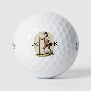 Personalised Vintage Golfer Callaway Golf Balls