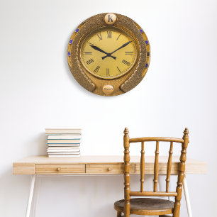 Personalised Vintage Horseshoe Wall Clock