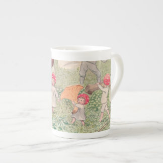 Personalised Vintage Mushroom Fairies Mug