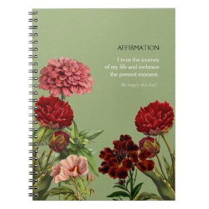 Personalised Vintage Notebook - Affirmation