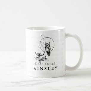 Personalised Vintage Owl Collage Coffee Mug