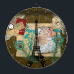 Personalised Vintage Photo Collage Dartboard<br><div class="desc">Personalised Vintage Photo Collage</div>