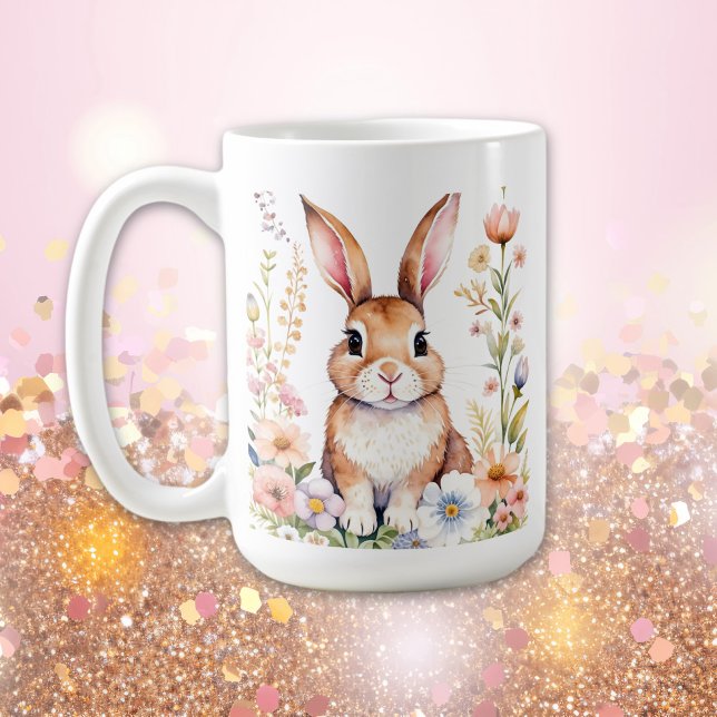 Personalised Vintage Rabbit Grandma's Easter Mug  (Creator Uploaded)