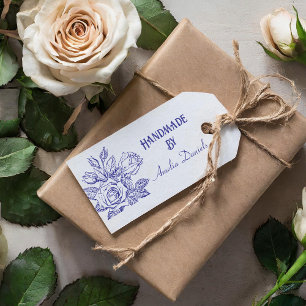 Personalised Vintage Rose Handmade by Self-inking Stamp