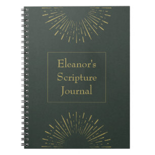 Personalised Vintage Scripture Journal