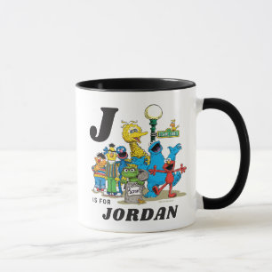 Personalised Vintage Sesame Street Pals Mug
