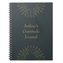 Personalised Vintage Style Gratitude Journal