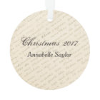 Personalised Vintage Victorian Christmas Ornament
