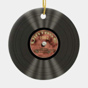 Personalised Vintage Vinyl Record Ornament